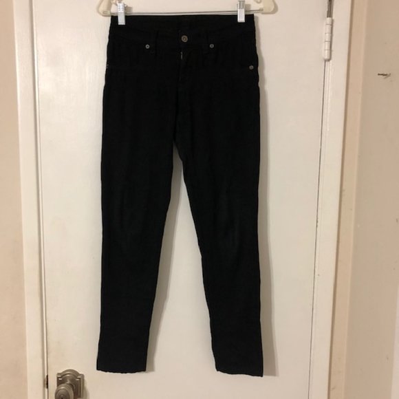 Carmar Black Skinny Jeans 24x27 - Picture 1 of 4